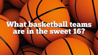 What basketball teams are in the sweet 16?