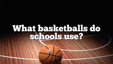 What basketballs do schools use?