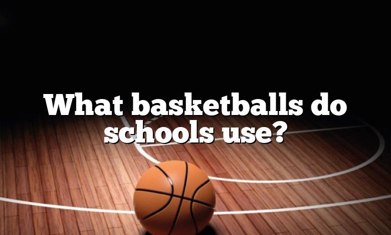 What basketballs do schools use?