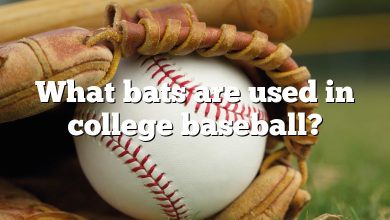 What bats are used in college baseball?