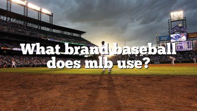 What brand baseball does mlb use?