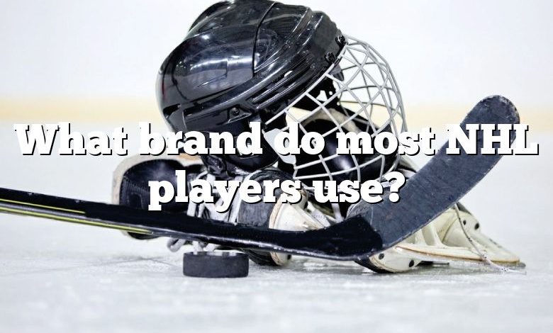 What brand do most NHL players use?