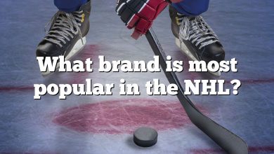 What brand is most popular in the NHL?