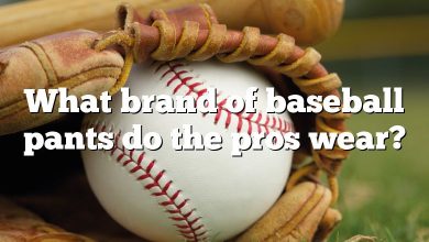What brand of baseball pants do the pros wear?