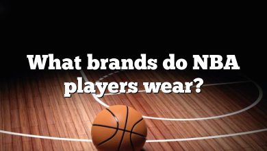What brands do NBA players wear?
