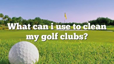 What can i use to clean my golf clubs?