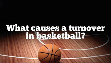 What causes a turnover in basketball?