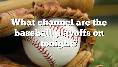 What channel are the baseball playoffs on tonight?