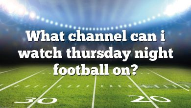 What channel can i watch thursday night football on?