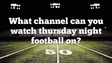 What channel can you watch thursday night football on?