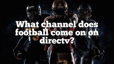 What channel does football come on on directv?