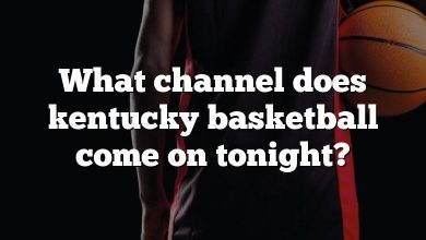 What channel does kentucky basketball come on tonight?