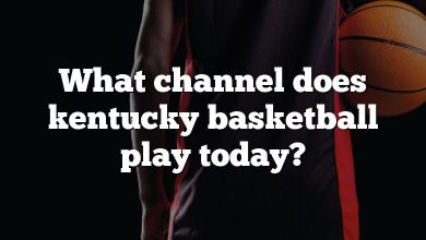 What channel does kentucky basketball play today?