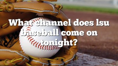 What channel does lsu baseball come on tonight?