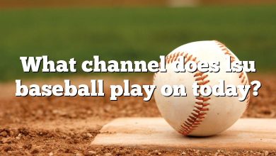 What channel does lsu baseball play on today?