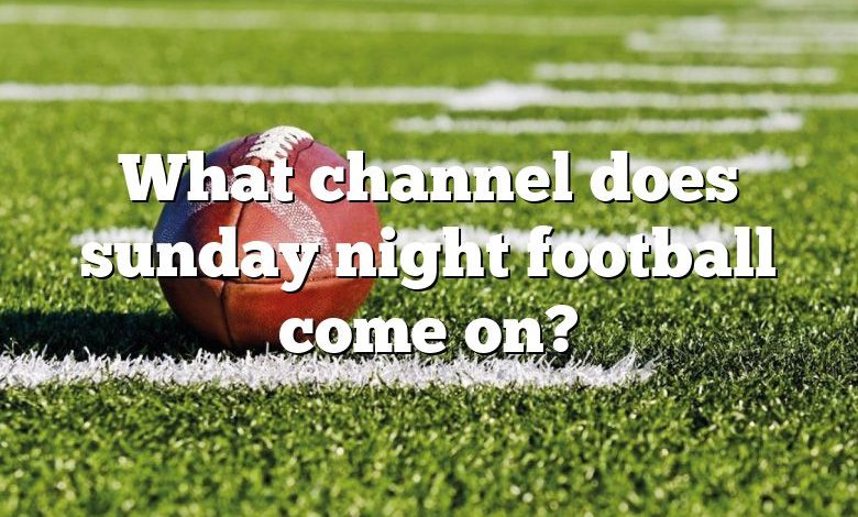 What channel does sunday night football come on?