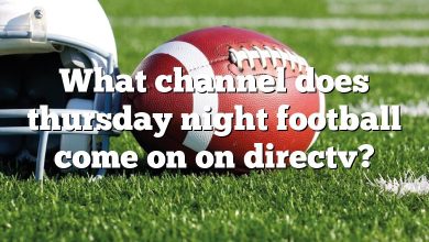 What channel does thursday night football come on on directv?