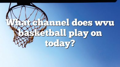 What channel does wvu basketball play on today?