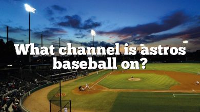 What channel is astros baseball on?