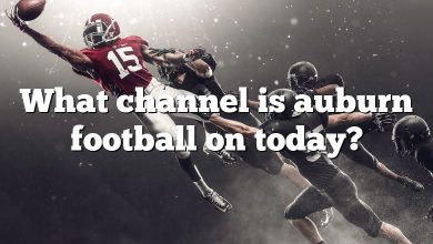 What channel is auburn football on today?