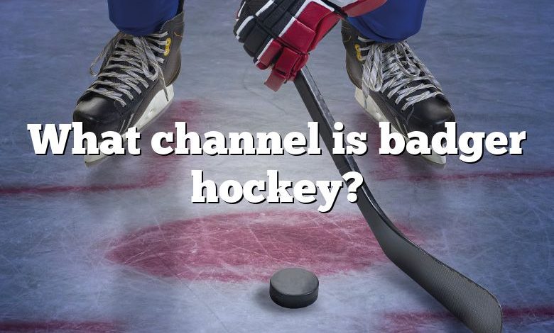 What channel is badger hockey?