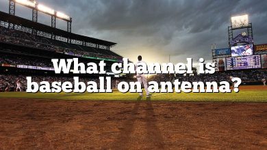 What channel is baseball on antenna?