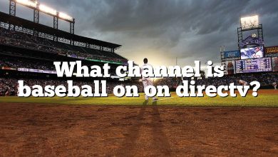 What channel is baseball on on directv?