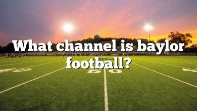 What channel is baylor football?