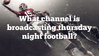 What channel is broadcasting thursday night football?