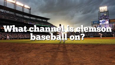 What channel is clemson baseball on?