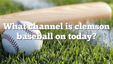 What channel is clemson baseball on today?