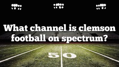 What channel is clemson football on spectrum?