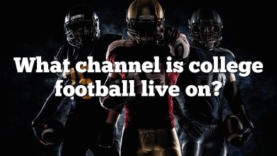 What channel is college football live on?