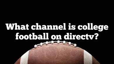 What channel is college football on directv?