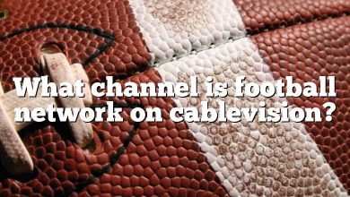 What channel is football network on cablevision?