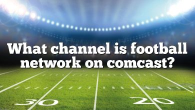 What channel is football network on comcast?