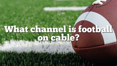 What channel is football on cable?