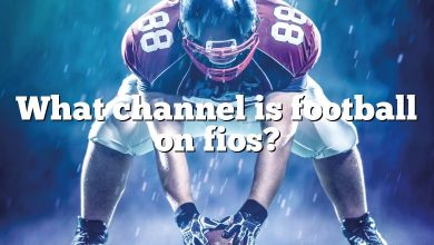 What channel is football on fios?