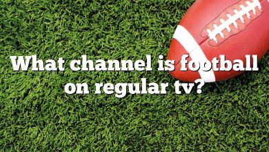 What channel is football on regular tv?