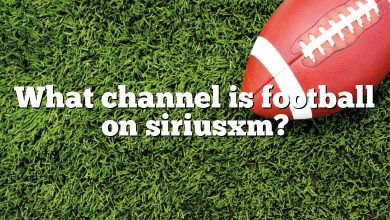 What channel is football on siriusxm?