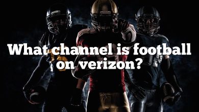 What channel is football on verizon?