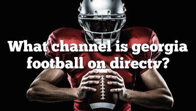 What channel is georgia football on directv?