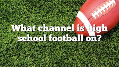 What channel is high school football on?