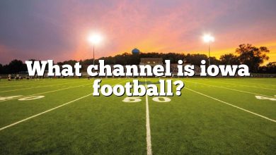 What channel is iowa football?