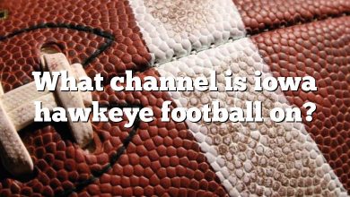 What channel is iowa hawkeye football on?