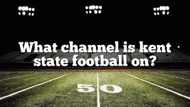 What channel is kent state football on?