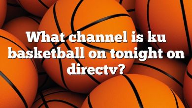 What channel is ku basketball on tonight on directv?