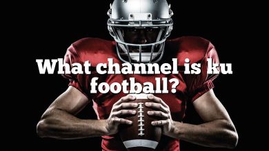 What channel is ku football?