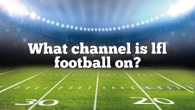 What channel is lfl football on?