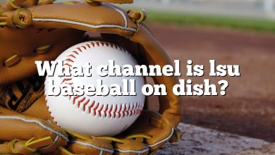 What channel is lsu baseball on dish?
